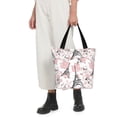 thumbnail image 4 of Lsque Paris Pattern Beach Tote,Shoulder Handbag,Spacious Tote Bag,Lightweight Travel Bag,Versatile Shopping Bag, 4 of 6