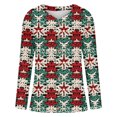 thumbnail image 5 of QATAINLAV Woman Plus Size Knitted Sweaters Tops Christmas Gifts Loose Oversized Button Open Front Cardigan Jackets, Multicolor, XXXXXL, 5 of 6