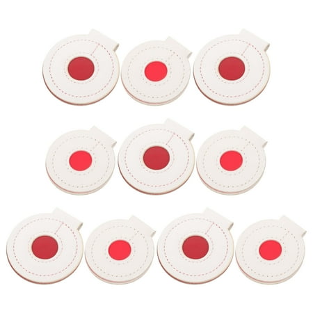 Toyvian 10Pcs Durable Microfiber Training Targets for Precision Practice Hanging Gear in Sports