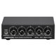 thumbnail image 2 of Mezclador de sonido de micrófono de graves medios altos de 3 canales Mezclador estéreo con adaptador USB para clubes CUTICAT Mezclador de audio estéreo, 2 of 8