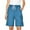 Blue, variant on yillto Cargo Shorts for Womens Summer Causal Short Knee Length Pants Elastic Waist Drawstring with Pockets