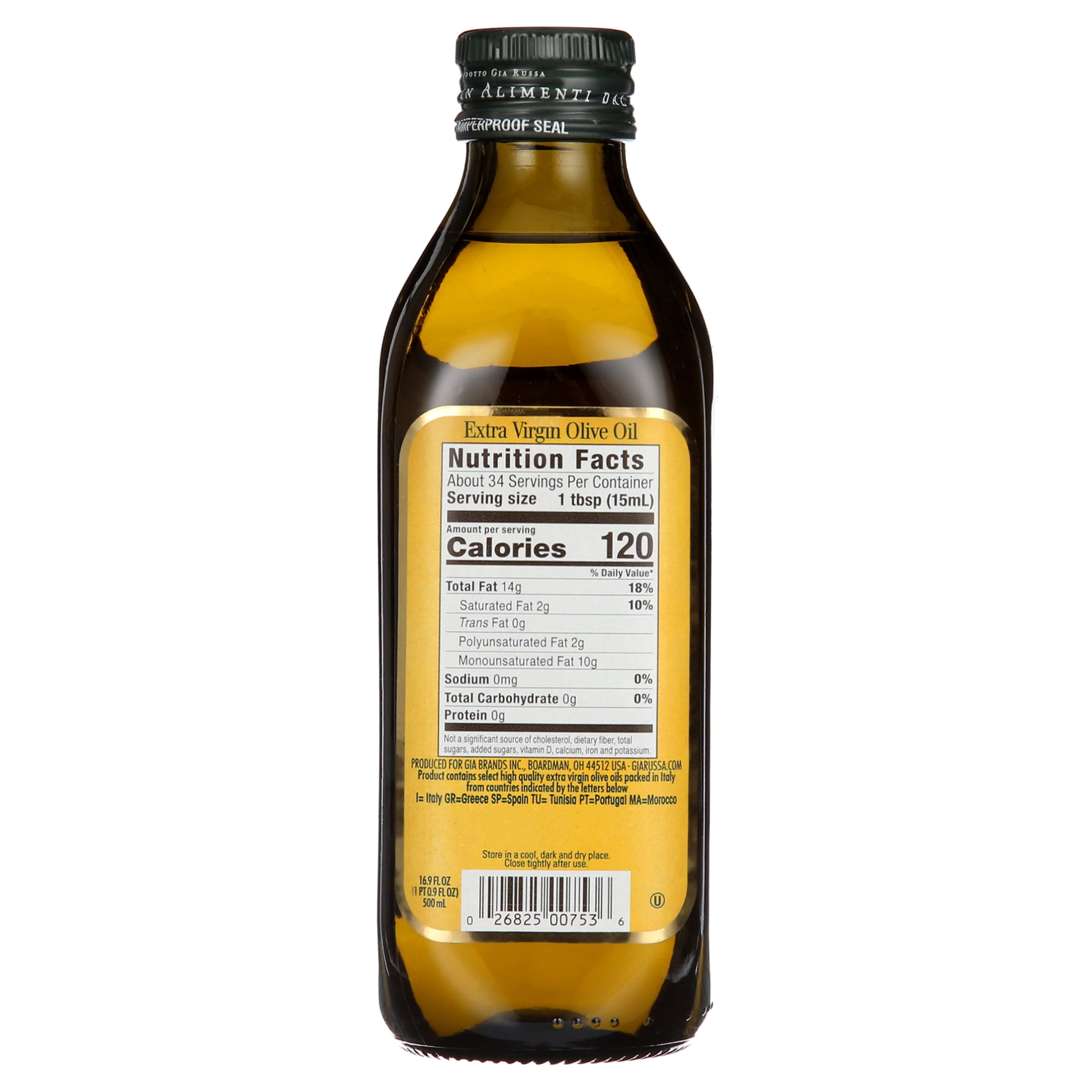 Gia Brands Gia Russa Olive Oil, 17 fl oz