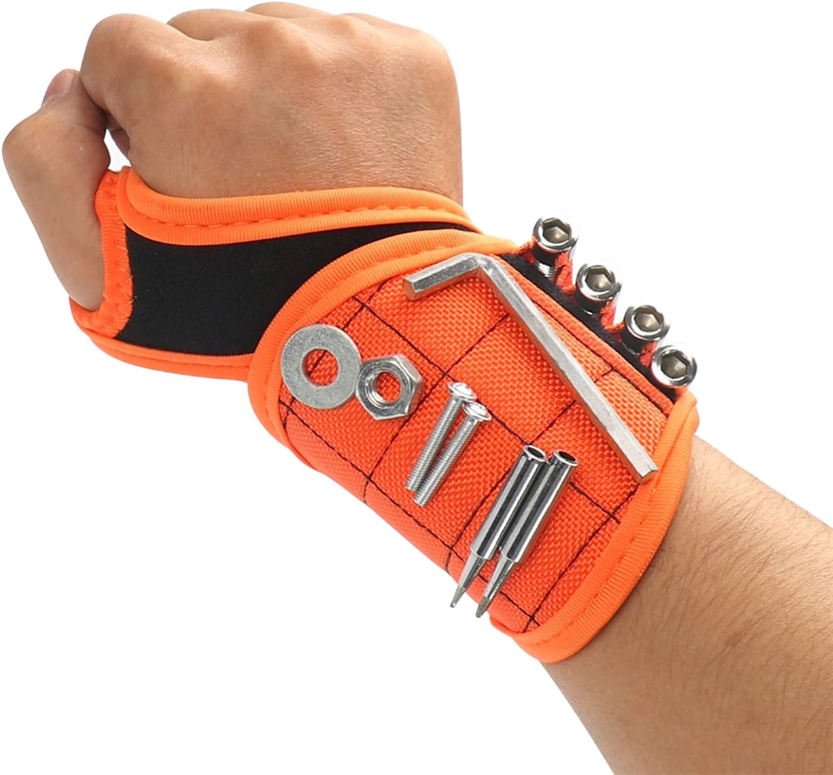 Magnetic Wristband With Super Strong Magnets - Holds Screws, Nails, Drill Bits - View #8