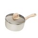 thumbnail image 5 of Sartén para leche, cacerola para salsa, utensilios de cocina antiadherentes, mango de madera, cacerola pequeña para sopa 16 cm con tapa de vidrio, 5 of 9
