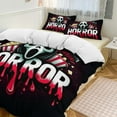 thumbnail image 2 of Ghost-Face Kids Bedding 3 Piece Full Size Kids Bed Duvet Cover with Pillowcases, 2 of 7