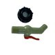 thumbnail image 1 of Kenally Reemplazo de grifos de caño de contenedor IBC, grifo de agua de jardín doméstico, conector de Control de encendido/apagado, piezas de Materiales de construcción 45° 32mm Kenally TO008844-09, 1 of 6