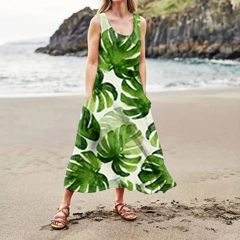 Boho maxi dress with hotsell pockets