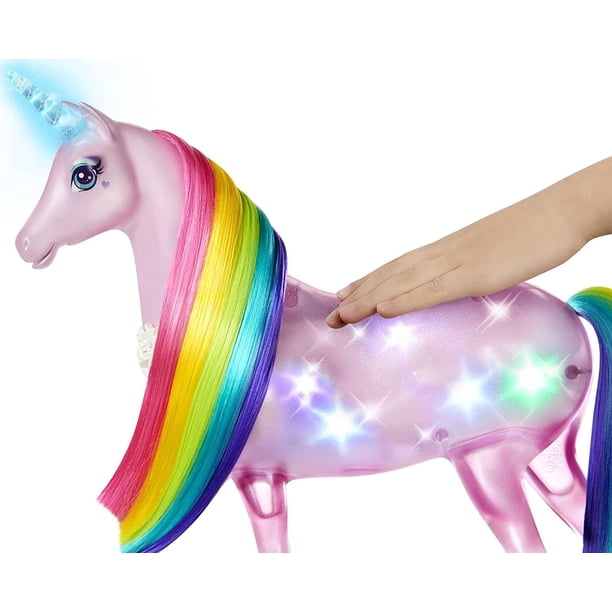 バービーユニコーン Barbie Rainbow Unicorn Dreamtopia Unicorn Lights - Mini dolls for hobby shops - Walmart