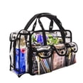 thumbnail image 3 of Bolsa organizadora de maquillaje Jula Vance Professional de PVC transparente, 3 of 9