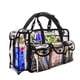 thumbnail image 3 of Bolsa organizadora de maquillaje Jula Vance Professional de PVC transparente, 3 of 9