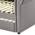 thumbnail image 4 of Full Daybed with Chesterfield Style and Button Tufting, Gray, 4 of 5