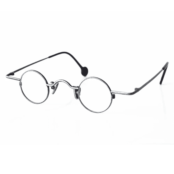 Small Round Metal Eyeglasses Frame 31mm Vintage Retro Punk Nerd Glasses Lightweight Optical Frame for Men Women Unisex