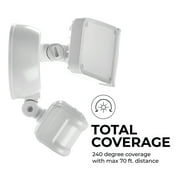 Home Zone Security ES00937G Ultra Bright Triple Head Motion Sensor Light