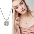 thumbnail image 2 of (A)Personality Necklace Simple and Exquisite Design Suitable for All Occasions Diamond Heart Necklace (B One Size), 2 of 4