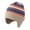 Khaki, variant on comerut Children Winter Hat Striped Rainbow Color Knitted Thick Warm Elastic Ear Protection Unisex Soft Warm Windproof Kids Beanie Cap