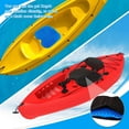 thumbnail image 3 of Kayak Boat Seat Cushion, Thicken Anti Slip Waterproof Gel Kayak Seat, Portable Canoe Rowing Rubber Dinghy Pad for Stadium Sit in Kayak Inflatable Fishing Kayak Canoe Kayak Office Cushion Accessories, 3 of 8