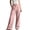 Pink, variant on Women's Lightweight Loose Palazzo Pants High Rise Front Patch Pockets Loose Wide Leg Trousers Dress Pants for Daily Casual office Wear Pink
