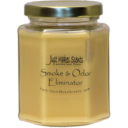 Smoke & Odor Eliminator Blended Soy Candle | Neutralizes Cigarette, Food and Pet Odors | Hand Poured in The USA by Just Makes Scents 1
