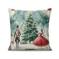 thumbnail image 4 of Gingerbread Man Christmas Tree Throw Pillow Covers Modern Throw Pillow Case Set of 4 Decorative Pillow Cover for Couch Sofa Bed Farmhouse, 4 of 7