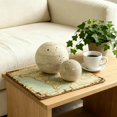 thumbnail image 5 of Solid Travertine Natural Marble Decorative Spheres (8/10/12cm Diameter) - Elegant Decor Accents for Living Room, Study Room, Hotel & Restaurant, 5 of 8