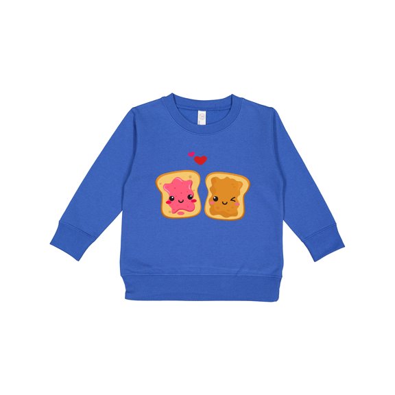 Inktastic Peanut Butter and Jelly Toddler Sweatshirt