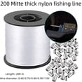 thumbnail image 1 of 200 Meters 250 Meters 300 Meters Nylon Fishing Line 0.8mm/0.9mm/1.0mm Anchor Fishing Line Large Object Line, 1 of 5