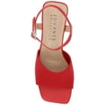 thumbnail image 4 of Journee Womens Evylinn Knit Block Heel Dress Sandals, Widths Available, 4 of 9