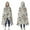 Beige Halloween Pumpkin, variant on Wearable Blanket,White Halloween Witch Pumpkin Pattern Hooded Wearable Flannel Blanket for Adults & Teens,Winter Poncho Shawl Wrap Cape Cozy Anti-Pill,50"x60"
