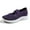 Purple, variant on Women's Lightweight Walking Sneakers Casual Slip On Flats Tennis Athletic Running Fashion Sport Shoes for Girls