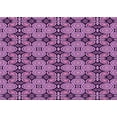 thumbnail image 1 of Ahgly Company Machine Washable Indoor Rectangle Transitional Purple Iris Purple Area Rugs, 2' x 3', 1 of 7