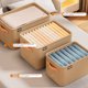 thumbnail image 3 of Caja de almacenamiento de ropa Cesta de almacenamiento de tela engrosada Caja de almacenamiento de ropa y pantalones Caja de almacenamiento de armario para el hogar del dormitorio, 3 of 3