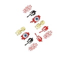 thumbnail image 1 of Watermark Nail Sticker Tatoos Halloween Colorful Eyes sticker Skull Skull Element Nail Wraps DIY Manicure Sticker, 1 of 9