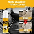 thumbnail image 3 of Magic Foam Cleaner for Car Steering Wheel ,leather Seat ,Interior Grease And Dirt Removal 100ml Car Cleaning Spray Bubble Detailing Car Washing Supplies Kit ,Lemon Flavor, 3 of 11