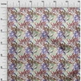 thumbnail image 3 of oneOone Cotton Silk Brown Fabric Leaves Quilting Supplies Print Sewing Fabric By The Yard 42 Inch Wide, 3 of 6