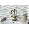 thumbnail image 2 of Kingston Brass KS1493WLL Wilshire Double-Handle Vessel Sink Faucet, Antique Brass, 2 of 7
