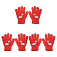 thumbnail image 4 of Guantes de invierno Qarigey para niños cómodos y cálidos con patrón de dragón azul marino, 4 of 6