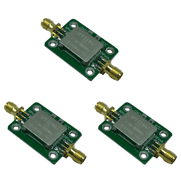 3X RF Amplifier, Low Noise LNA 50 to 4000MHz SPF5189Z RF Amplifier for Amplifying FM HF VHF UHF Radio Signal