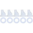 thumbnail image 1 of Joyzan D Type Beer Keg Coupler, Gas Line Dispenser Connector Check Valve Home Brewing System Tool Seal Gaskets Washer Kit Dispensing Equipment Set Replacement Faucet Sankey Parts Accessories 5pcs, 1 of 8