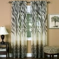 thumbnail image 2 of Ben&Jonah PrimeHome Collection Safari Window Curtain Panel - 50x63 - Brown/Multi, 2 of 2