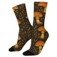 thumbnail image 2 of YOZGXEG Compression Socks For Women Soft Warm Animal Knitted Mid-Calf Socks Cute Patterns Stretchable Polyester 1Pc Orange One Size, 2 of 8