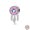 PAC845, variant on 100% 925 Sterling Silver Spring Flowers & Butterfly Charm Bead - Zircon Accents - Fits Popular Original Bracelets - DIY Jewelry