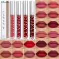 thumbnail image 2 of Korean 18 Colors Waterproof Liquid Lipsticks Lip Makeup Matte Velvet Lipstick Lip Gloss Cosmetic Nude Long Lasting Non-marking, 2 of 5