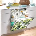 thumbnail image 2 of Yayeee Magnetic Dishwasher Cover for The Front Decoration Home Kitchen Machine Sticker Protector, Gray Floral, 2 of 6