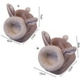 thumbnail image 3 of Visland Small Animals Hamster Bed, Fashion Cute Rabbit Cow Giraffe Bee Design Soft Plush Flannel Winter Warm Universal Hammock Nest House Cage Accessory for Ferret Chincilla Guinea Squirrel, 3 of 8