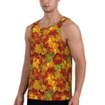 thumbnail image 2 of Fuzoiu Vintage maple leaf autumn Print Men's Workout Tank Tops,Sleeveless Gym Shirt Quick Dry,Fitness Bodybuilding T-Shirt,Muscle Athletic Workout Tee-Medium, 2 of 7