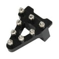 thumbnail image 2 of CNC Motorcycle Foot Brake Pedal Plate Tip for Bikes Durable Premium Black, 2 of 8