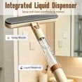 thumbnail image 6 of 2 In 1 Window Screen Cleaning Brush With Squeegee Stretchable Screen Cleaner Tool For Patio Porch Kitchen Screens(Khaki-54Cm), 6 of 6