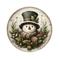 thumbnail image 2 of Adornos navideños, regalos navideños, mantel individual navideño de 1 pieza, 38 x 38 cm, aislante térmico y resistente a la suciedad, apto para fiestas, cocinas, restaurantes, decoración. Manteles ind, 2 of 6