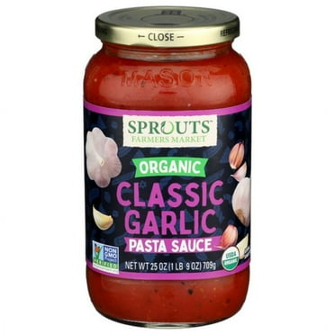 SPT Organic Garlic Pasta Sauce 25 oz