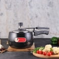 thumbnail image 1 of Wonderchef Taurus Hard Anodized Aluminum Indian Cooking Inner Lid Pressure Cooker, 5 Quarts, Black, 1 of 4
